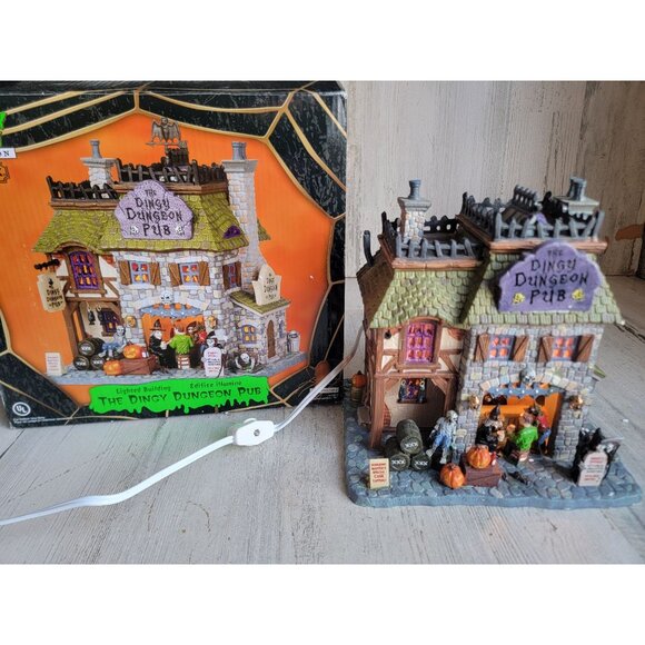 Lemax The Dingy Dungeon Pub Halloween Village accessory spooky - Picture 1 of 7